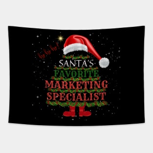 Santa's Favorite Marketing Specialist Christmas Gift Tapestry