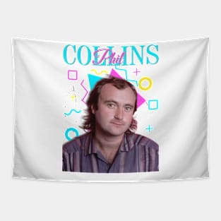 Phil Collins Retro 80s Design Tapestry