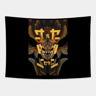 oni mask Tapestry