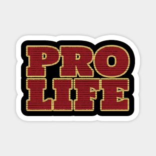 Anti abortion Pro Life Magnet