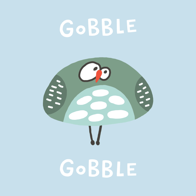 Gobble Gobble Strange Bird by JunkyDotCom