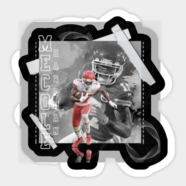 Mecole Hardman Football Edit Tapestries Chiefs - Mecole Hardman - Posters  and Art Prints