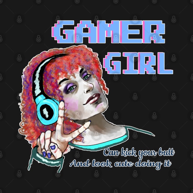 Gamer girl by Kyradem