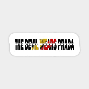 vintage typo The Devil Wears Prada Magnet