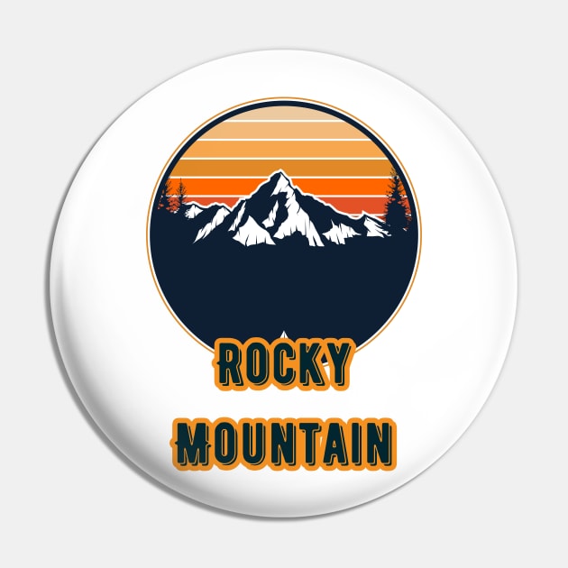 Rocky Mountain Pin by Canada Cities