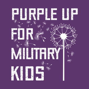 Purple Up For Military Kids - Month of the Military Child 2023 T-Shirt