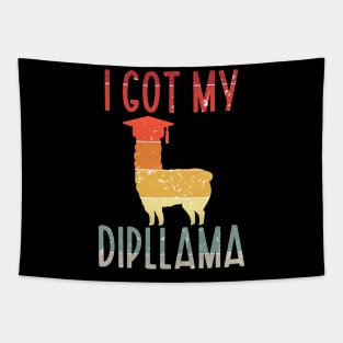 I Got My Dipllama Tapestry