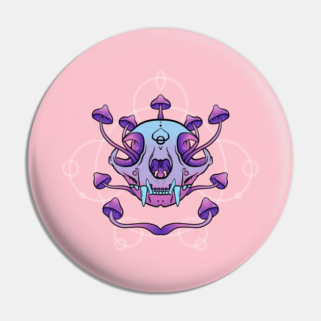 Death Brings Life (bubblegum) Pin by yeppep