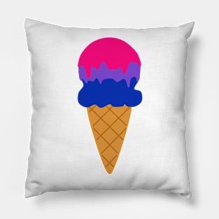 Bisexual LGBT Pride Ice Lolly Pillow