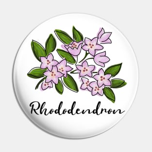 Rhododendron Pin