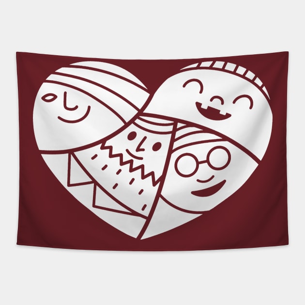 Love Family Tapestry by heldawson