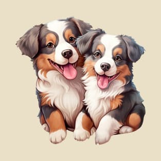 Puppy Pals: Collie Duo T-Shirt