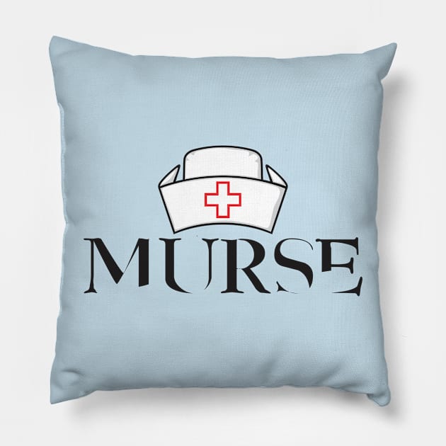 Murse - Male nurse - Heroes Pillow by Crazy Collective