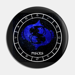 Pisces - Zodiac Sign Pin