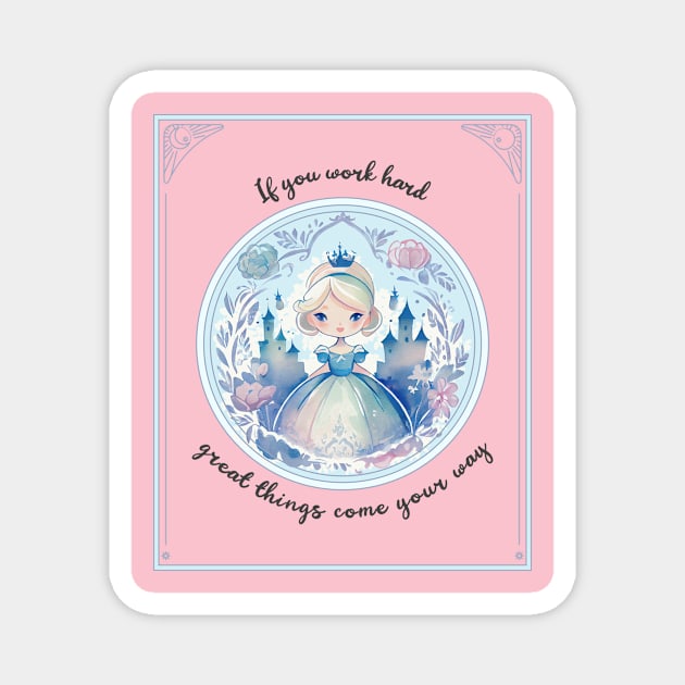 Fairy Tale Princess Magnet by Tip Top Tee's