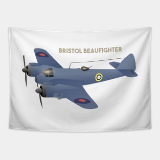 Bristol Type 156 Beaufighter British WW2 Airplane Tapestry