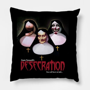 Dante Tomaselli's DESECRATION Pillow