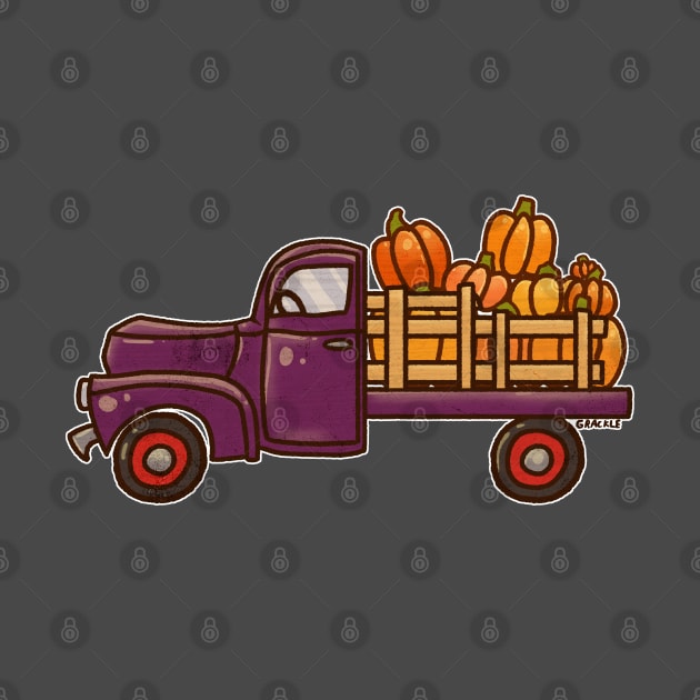 Pickup A Pumpkin! (Purple Version) by Jan Grackle