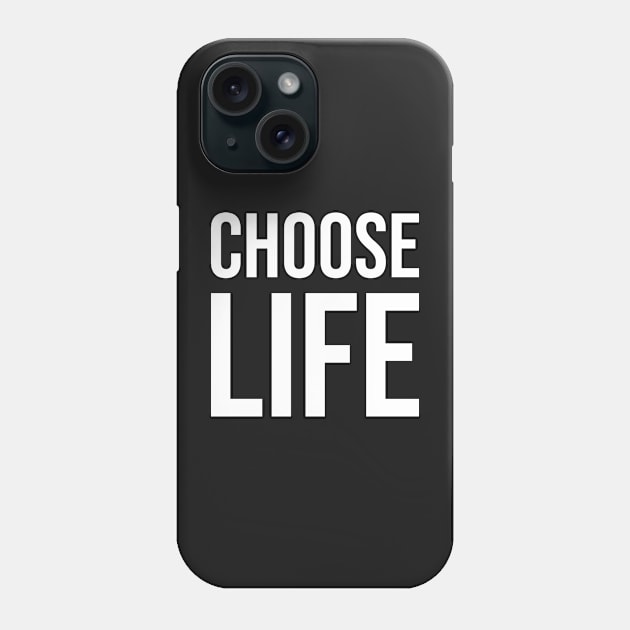 The CHOOSE LIFE WHAM! Phone Case by Zakzouk-store