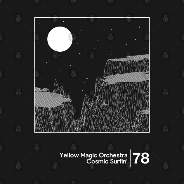 Yellow Magic Orchestra - Cosmic Surfin' / Minimal Style Graphic Artwork Design by saudade