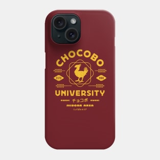 Chocobo University Emblem Phone Case