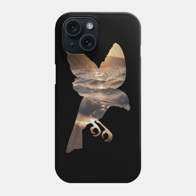 Sunset water bird Phone Case by Geomhectic