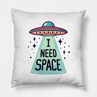 UFO, I Need Space Pillow