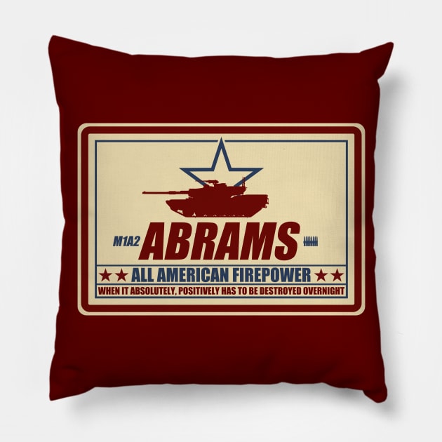 M1 Abrams Pillow by Firemission45