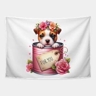 Valentine Staffordshire Bull Terrier Dog For You Tapestry