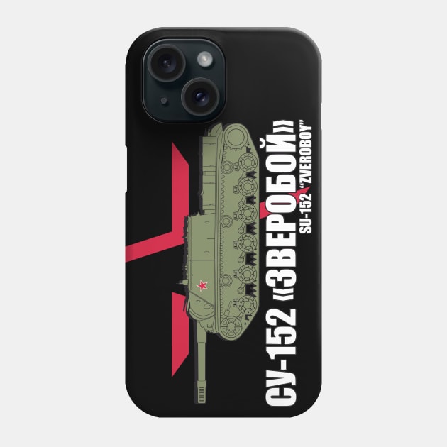 For someone who loves tanks! SU-152 Zveroboy (Beast Slayer) Phone Case by FAawRay