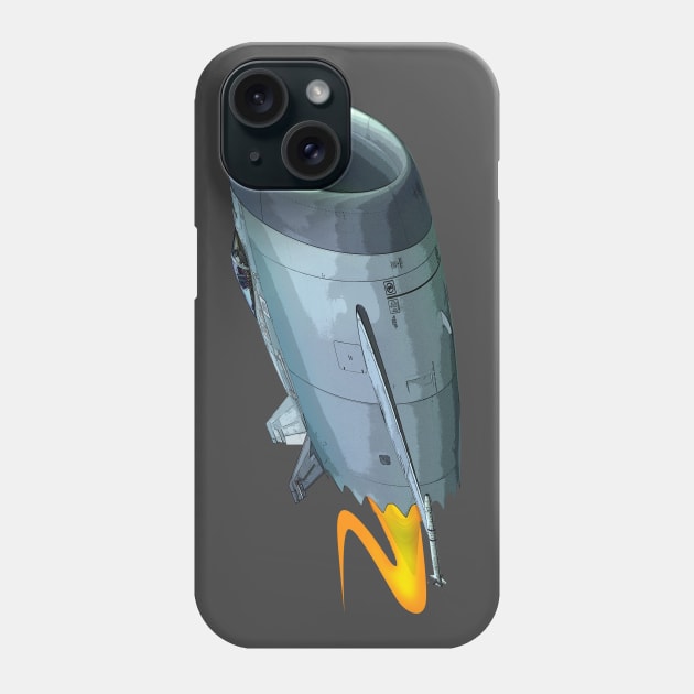 Funny Jet fighter Phone Case by DavidLoblaw