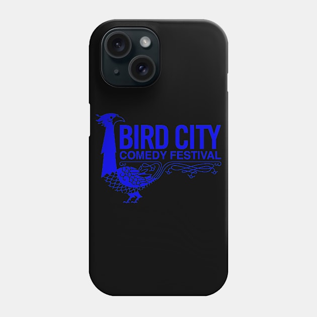 Old School Logo in Royal Blue Phone Case by BirdCityComedyFestival