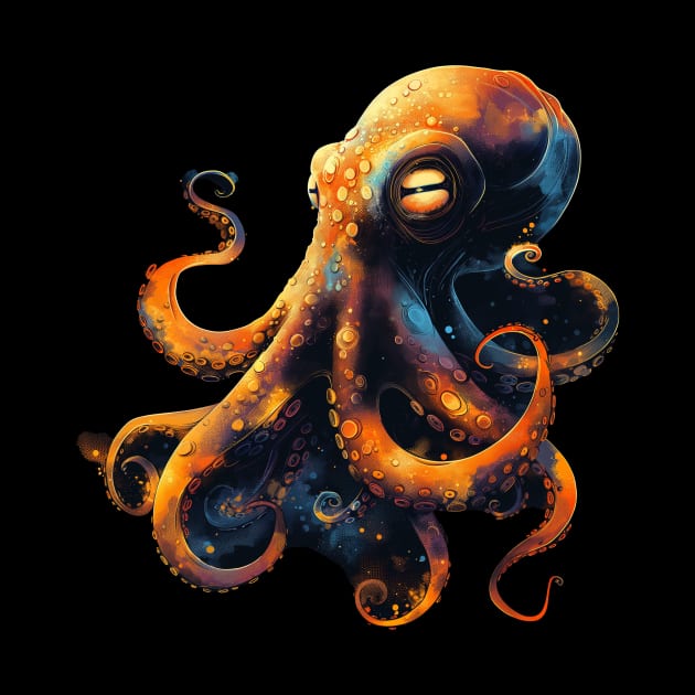 Cosmic Octopus by PixelPusherArt