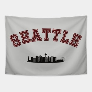 Seattle Skyline Tapestry