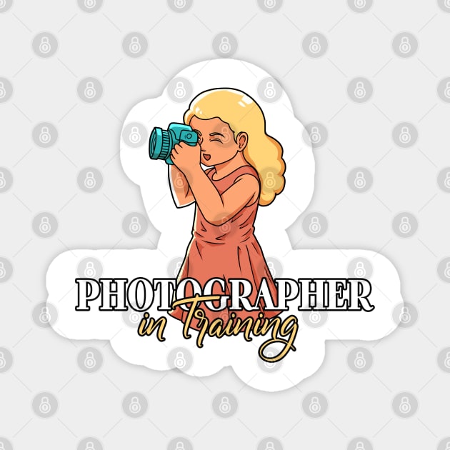 Photography - photographer in training Magnet by Modern Medieval Design