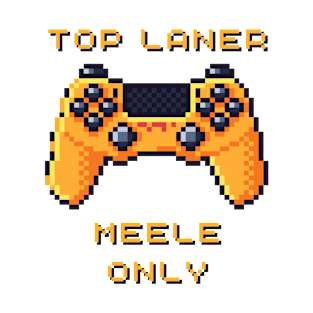 Gaming Top Laner Meele Only Arcade T-Shirt