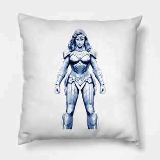 Gal Gadot Comic style anime design by ironpalette Pillow