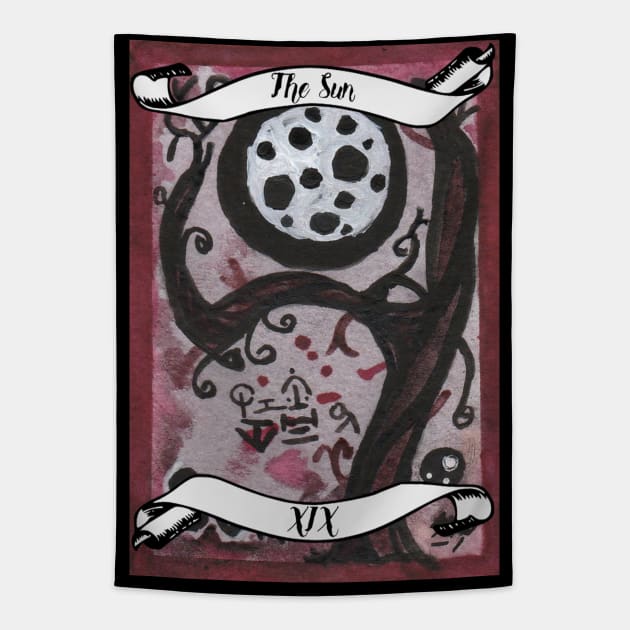 Sun - Lovecraft Tarot Card Tapestry by BladeAvenger