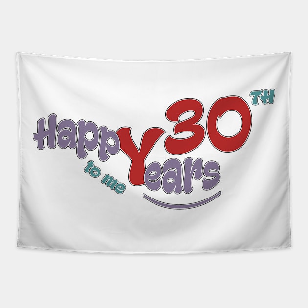 Happy 30th year to me Tapestry by KrasiStaleva