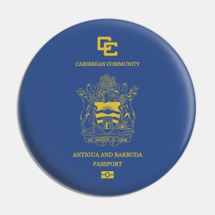 Antigua and Barbuda passport Pin