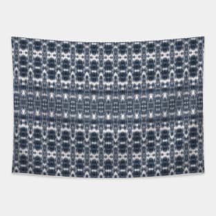 Ikat tie dye blue color Tapestry