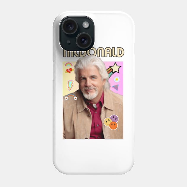 Michael McDonald  quotes art 90s style retro vintage 80s Phone Case by graphicaesthetic ✅