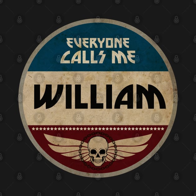 Vintage Name Tag: William by CTShirts