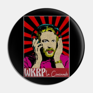 WKRP In Cincinnati Pop Art Fan Art Pin