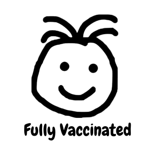 Cute Happy Fully Vaccinated T-Shirt