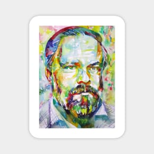 PHILIP K. DICK watercolor portrait .2 Magnet