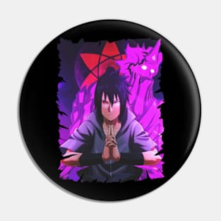 SASUKE UCHIHA MERCH VTG Pin