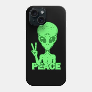 alien peace Phone Case