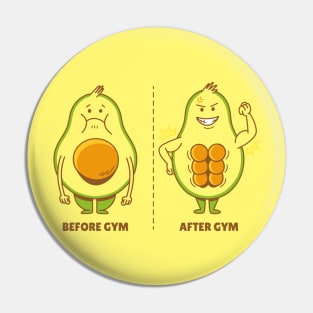 Avocado Gym Pin