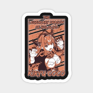 Kiryu Coco The Dragon Of Hololive Magnet